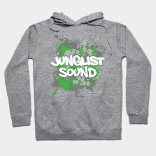 JunglistSound-FlouroSplatter Hoodie